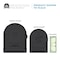 Architectural Mailboxes Mailbox and Post Kit, Black, Large 7980B-10 - alternate 4